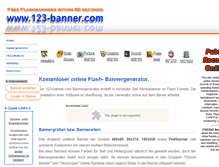 Tablet Screenshot of 123-banner.net